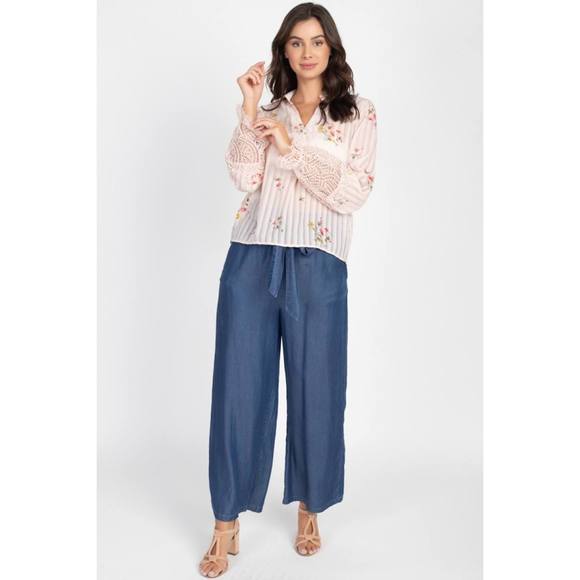 Wide Leg Lyocell Pants - Picture 2 of 8